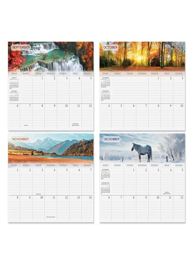 Current 2026 Seasons Big Grid Wall Calendar, 12-Inch x 9-Inch Size Closed, 18-Inch Size Open, Large Bookstore-Quality, Spiral-Bound Hanging Monthly Calendars for Kitchen & Office, by Current - Image 5