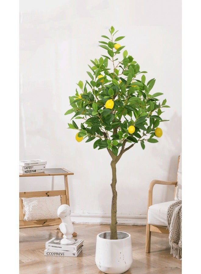 أف بي سي أشجار الليمون الاصطناعية - النباتات الزائفة الطبيعية تقريبا في الأماكن الداخلية ، مع التجميع السهل ، والصيانة المنخفضة ، مثالية لكل من الديكورات الداخلية والديكورات الشرفة في الهواء الطلق - Image 5