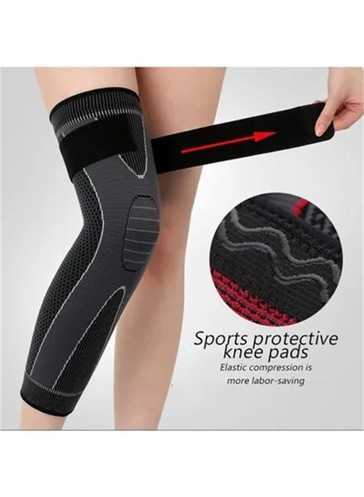 دعامات الركبة المرنة القابلة للتنفس لآلام الركبة للنساء والرجال، أكمام ضغط الركبة، دعم الركبة لتخفيف آلام المفاصل الرياضية - Image 2