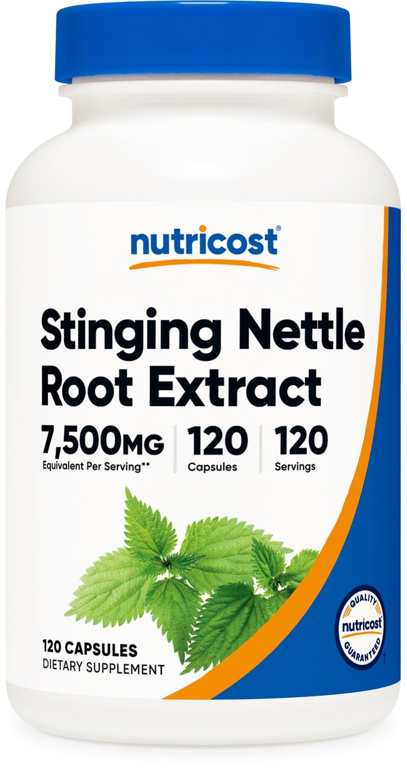 Nutricost Stinging Nettle Root Extract 7500mg Equivalent 120 Capsules Vegetarian Friendly NonGMO Gluten Free - Image 3