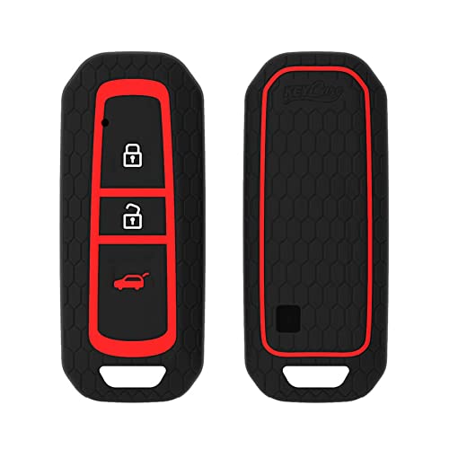 CARMATE Silicone Car Key Cover KC-36 Fit for MG Hector-Black - Image 3