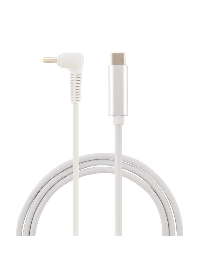 BURAQ USB-C / Type-C to 4.0 x 1.7mm Laptop Power Charging Cable, Cable Length: about 1.5m  - Image 1