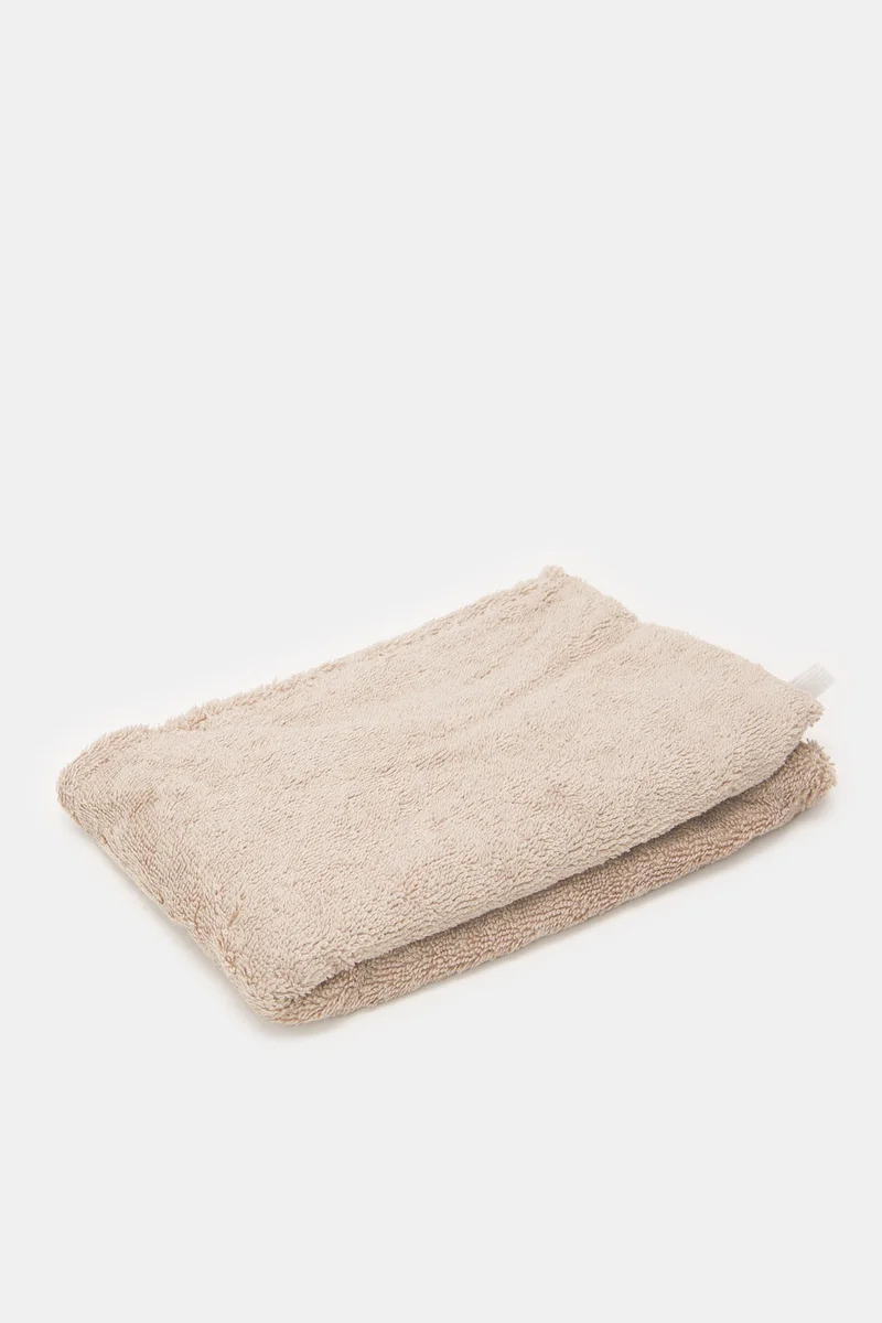 Redtag Beige Cotton Hair Wrap