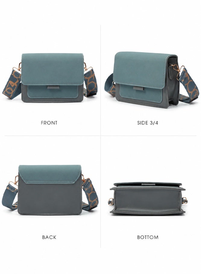 Women's Versatile PU leather Shoulder Bag, Ladies Retro Fashion Crossbody Bag Sling Bag Side Bag Carry Bag, Daily Commuting Handbag Tote Bags Clutch Bag Satchel Bag for Girls/College Students - Image 4