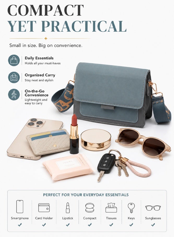 Women's Versatile PU leather Shoulder Bag, Ladies Retro Fashion Crossbody Bag Sling Bag Side Bag Carry Bag, Daily Commuting Handbag Tote Bags Clutch Bag Satchel Bag for Girls/College Students - Image 3