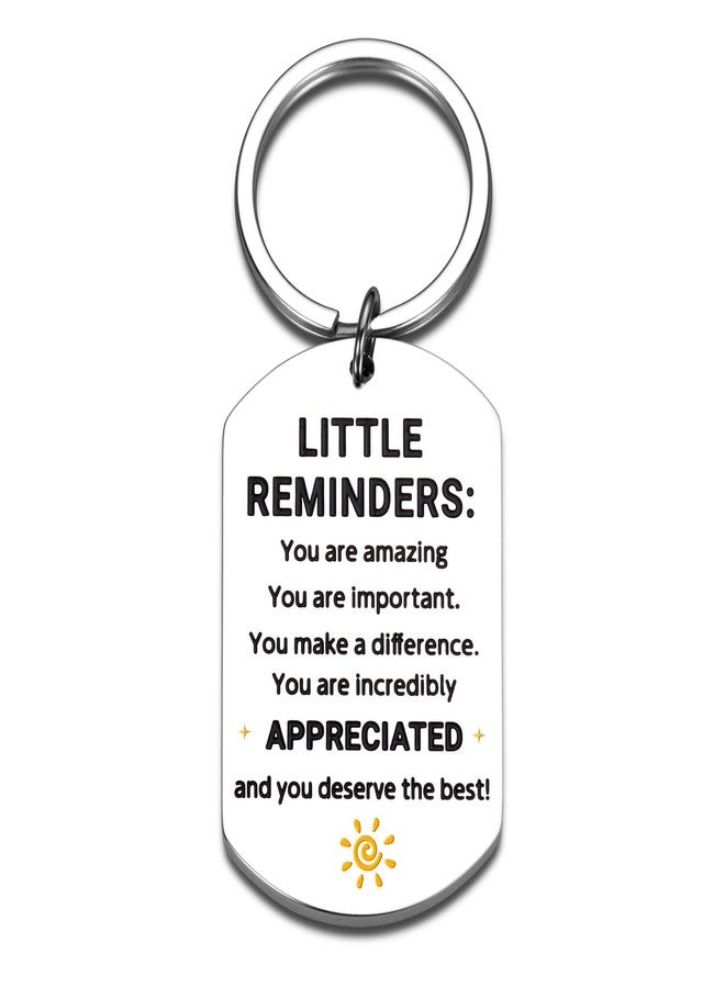 KINMES Tween Girl Christmas Gifts 2025, Inspirational Little Reminder Keychain Teenage Girl Stocking Stuffers 2025, Valentines Day Gifts for Daughter, Popular Gifts for College Girls, Proud of You Gift - Image 1