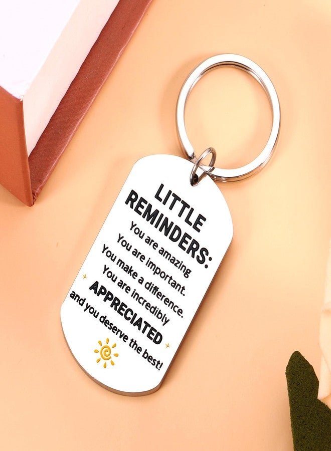 KINMES Tween Girl Christmas Gifts 2025, Inspirational Little Reminder Keychain Teenage Girl Stocking Stuffers 2025, Valentines Day Gifts for Daughter, Popular Gifts for College Girls, Proud of You Gift - Image 3