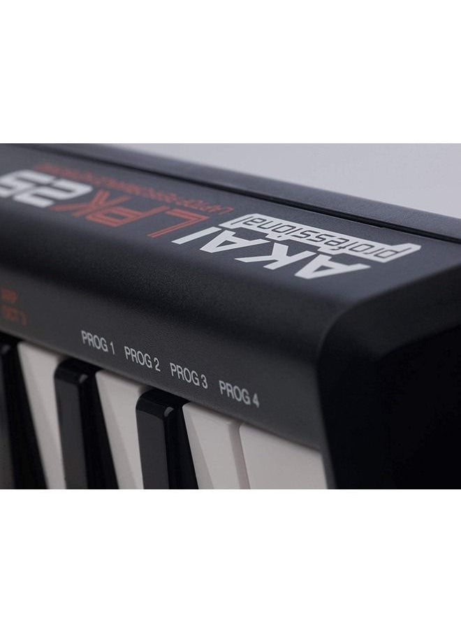 AKAI Professional LPK25 - USB MIDI Keyboard controller with 25 Velocity-Sensitive Synth Action Keys for Laptops (Mac & PC), Editing Software included,MultiColored