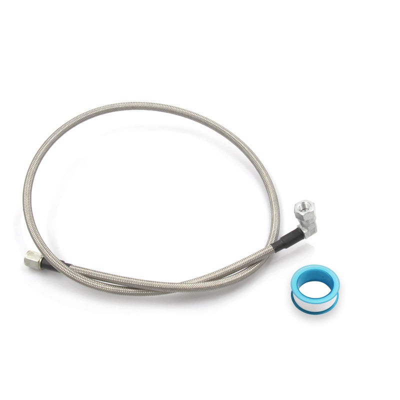 LVOUP 4AN Stainless Steel Braided Turbo Oil Feed Line 18 Turbocharger Oil Drain Return Line Hose And Hose Ends - Image 2