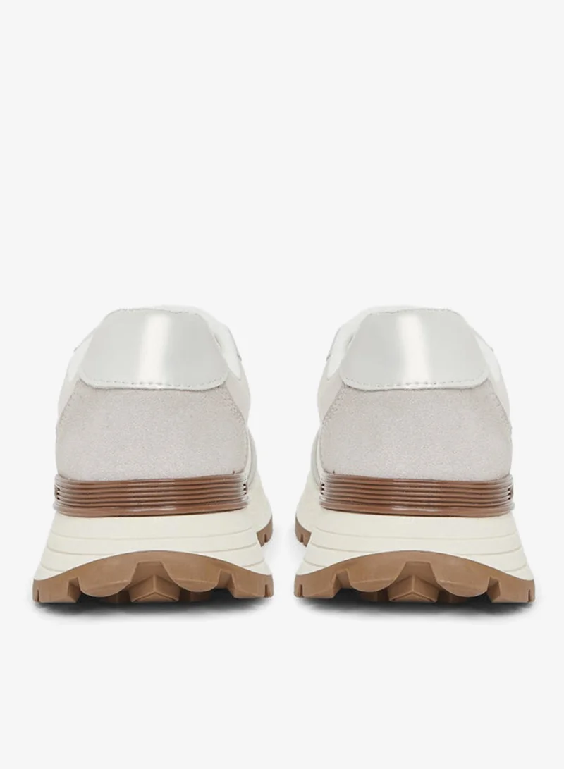 Styli  Classic Star Logo Lace Up Sneakers for Women | Best Price UAE