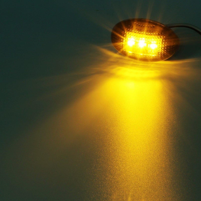 Partsam Smoked LED Side Fender Marker Light Kit for Ford F350 F450 F550 (1999-2010) - Image 4