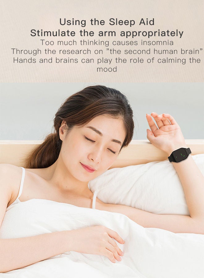 Sharpdo Smart Sleep Watch with Pulse Current Technology to Improve Deep Sleep, Ultra-Thin Design with Scientific Sleep Tracking, No Side Effects - Black - Image 4