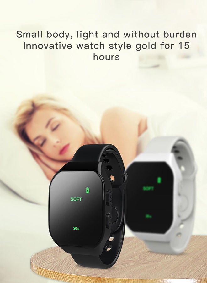 Sharpdo Smart Sleep Watch with Pulse Current Technology to Improve Deep Sleep, Ultra-Thin Design with Scientific Sleep Tracking, No Side Effects - Black - Image 3