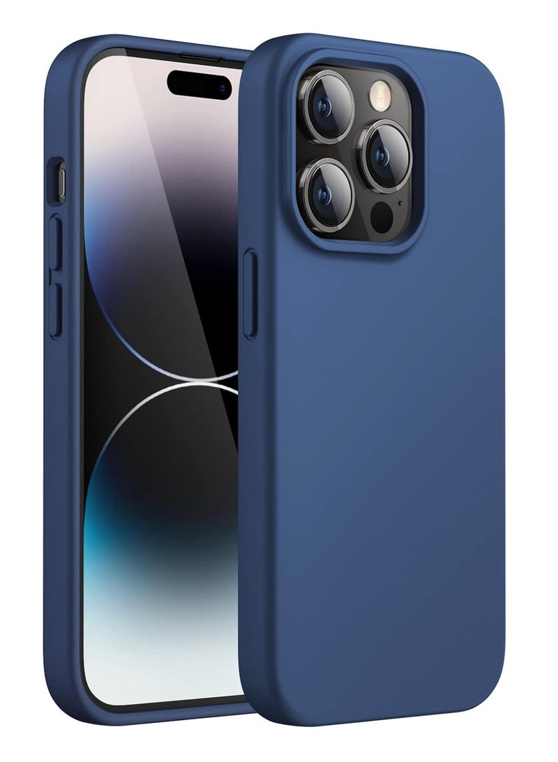 BORTONY iPhone 13 Pro Max Case Cover Liquid Soft Silicone Ultra Slim iPhone 13 Pro Max Cover Shockproof Protective Phone Case for iPhone 13 Pro Max 6.7 inch - Image 1