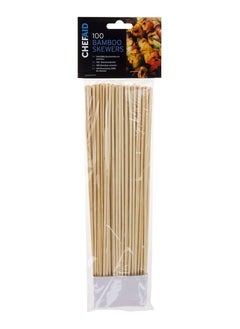 Chef Aid Bamboo 25.5Cm 10 Inch Skewer Pk103  - Image 1