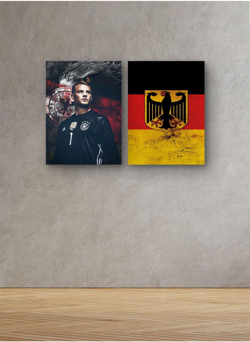 Marktna Football World Cup Sports Wooden panel 60x80cm 0.5kg  - Image 1