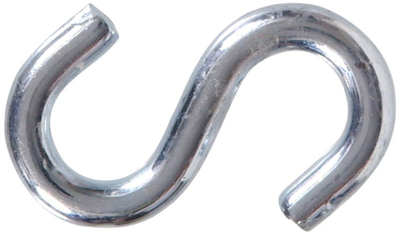 Hardware Essentials 320240 (1/4-inch x 2-inch) 50 Pack S-Hooks, 1/4 Inch x 2 Inch, Zinc-P - Image 2