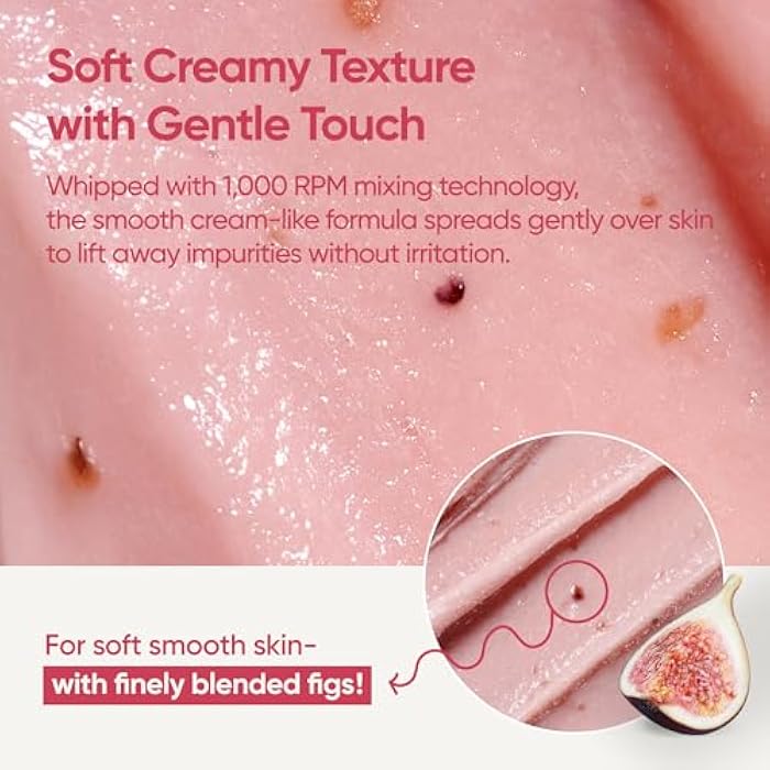 BANILA CO Clean It Zero Fig Berry Moisture Facial Polish | Vegan Facial Polish with Fig & Berry Extracts | Gentle Exfoliating Wash-Off Pack for Smooth, Hydrated Skin (180g / 6.34 oz) - Image 5