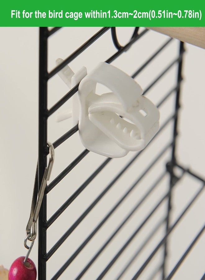 Mivofun 8pcs Bird Cage Food Holder, Parrot Fruit Vegitable Bracket, Pet Feeder Clip Accessory, for Budgie Parakeet Cockatoo Macaw Cockatiel Conure - Image 5
