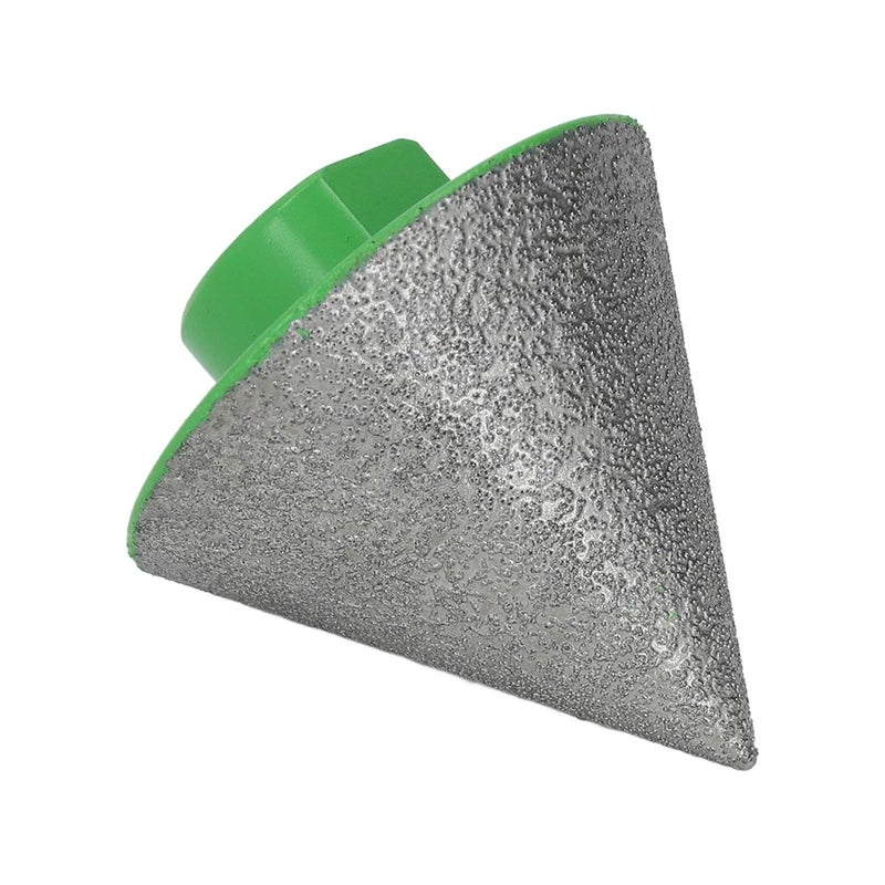 M14 Green Beveling Chamfer Bit, 60° Base Angle Milling Tool for Shaping and Polishing Ceramics Granite Marble (48mm) - Image 4