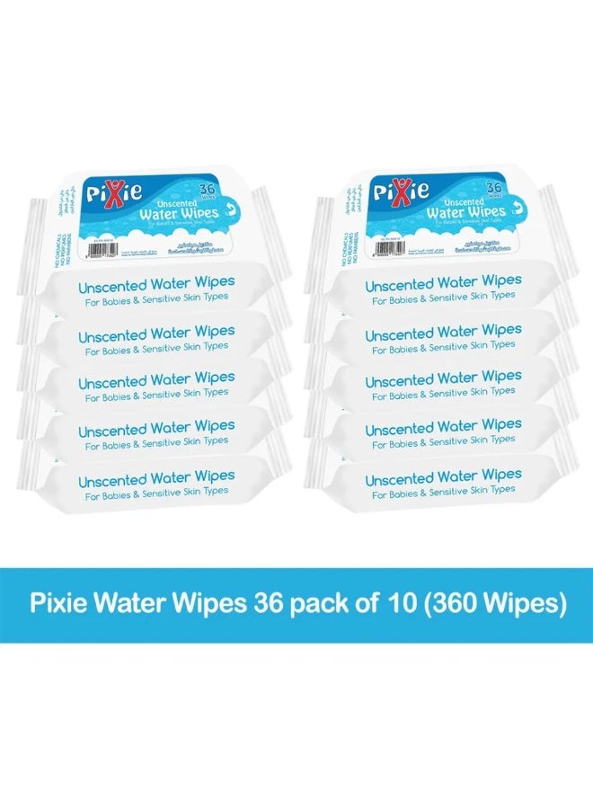 Pixie - Wipes Pack of 10 (360 Wipes) - Image 3