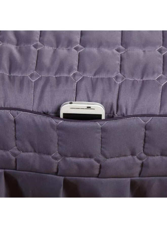 1pcs 190x80cm Bedskirt Solid Beauty Salon Massage Table Bed Sheet Bedspread Massage Sheet SPA Bed Full Cover with Skirt (Color : Blue) - Image 3