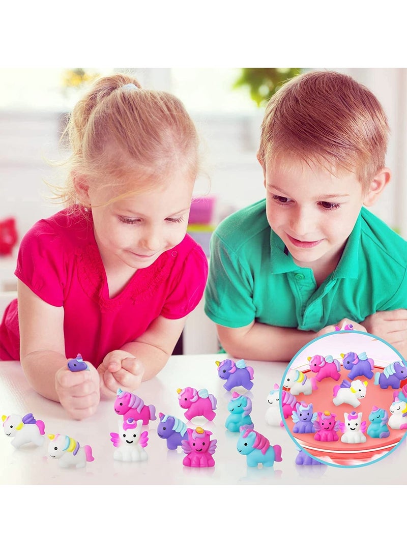 Excefore Mochi Squishy Toys, 25Pcs Unicorn Kawaii Squishies Fidget Toys Pack - Stress Relief Toys Party Bags Fillers for Boys Girls Birthday Party Favors Gifts - Image 3