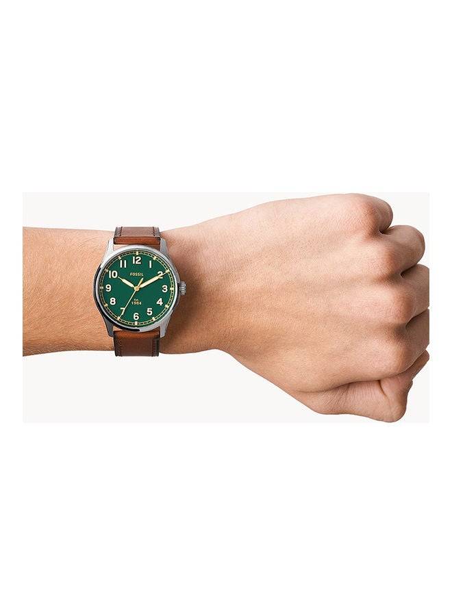 FOSSIL Men Analog Round Shape Leather Wrist Watch FS5925 - 42 Mm - Image 4