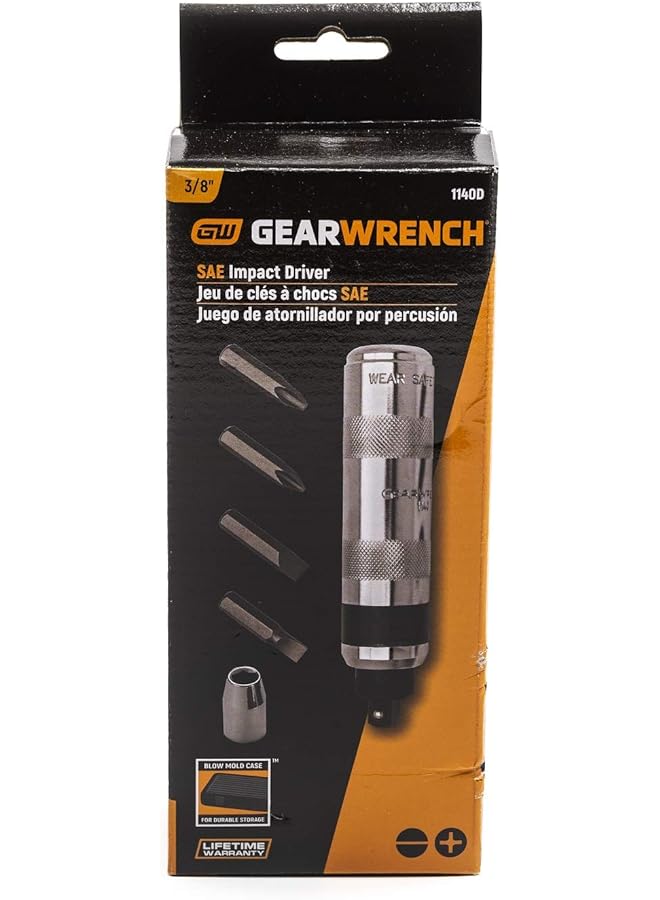 GearWrench 6 Pc. 3 8 Inch Drive Impact Driver Set 1140D - Image 5