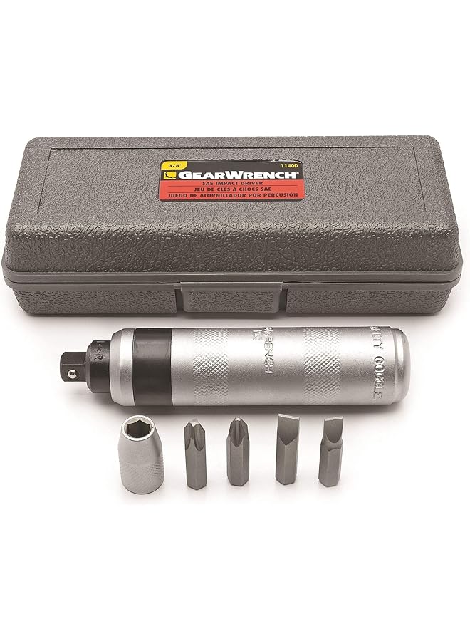 GearWrench 6 Pc. 3 8 Inch Drive Impact Driver Set 1140D - Image 2