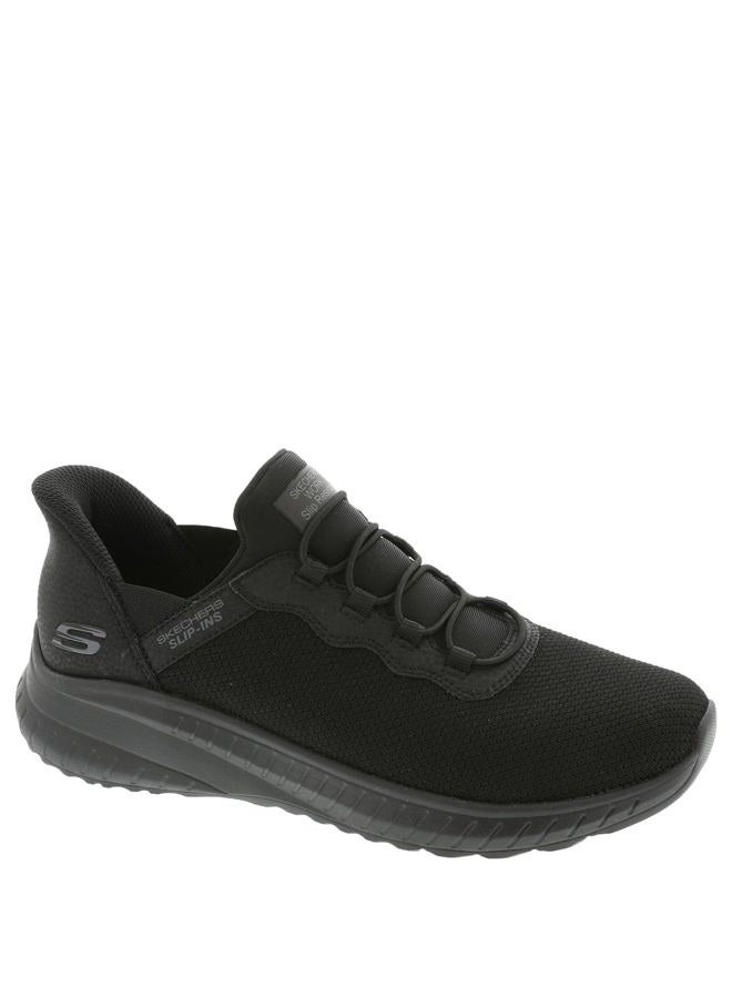 SKECHERS Women's Work Hands Free Slip Ins Squad Chaos SR-Jasul Food Service Shoe, Black, 7.5 Wide - Image 2