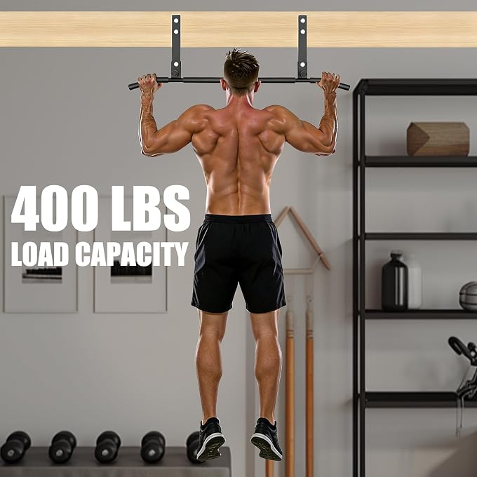 Pull Up Bar 42" Wide Pull Up Bar For Doorway Pull Up Bar For Doorway Multi Grip Design Trains Multiple Muscle Groupssuitable For Beams And Rafters And Is Easy To Install - Image 3