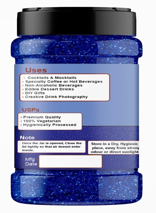 RED CLIFF Edible Blue & Copper Drink Shimmer Powder for Cake Decoration, Drinks, and Desserts Food Grade Glitter Dust for Baking, Beverages, and Creative Culinary Designs || (Blue & Copper) (50gx2) - Image 3