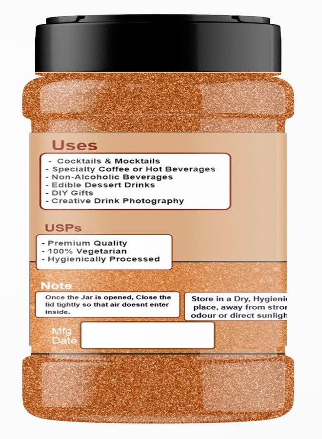 RED CLIFF Edible Blue & Copper Drink Shimmer Powder for Cake Decoration, Drinks, and Desserts Food Grade Glitter Dust for Baking, Beverages, and Creative Culinary Designs || (Blue & Copper) (50gx2) - Image 5