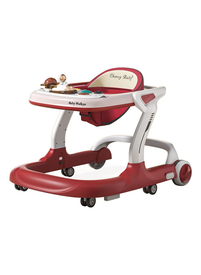 kiddoz Multifunctional Baby Walker -  Red 