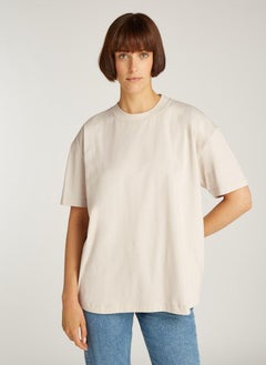 Calvin Klein Jeans Logo Detail Knitted T-Shirt  - Image 1