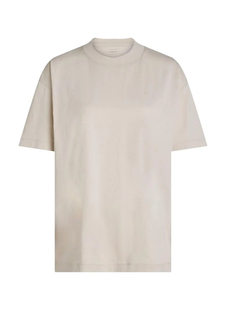 Calvin Klein Jeans Logo Detail Knitted T-Shirt