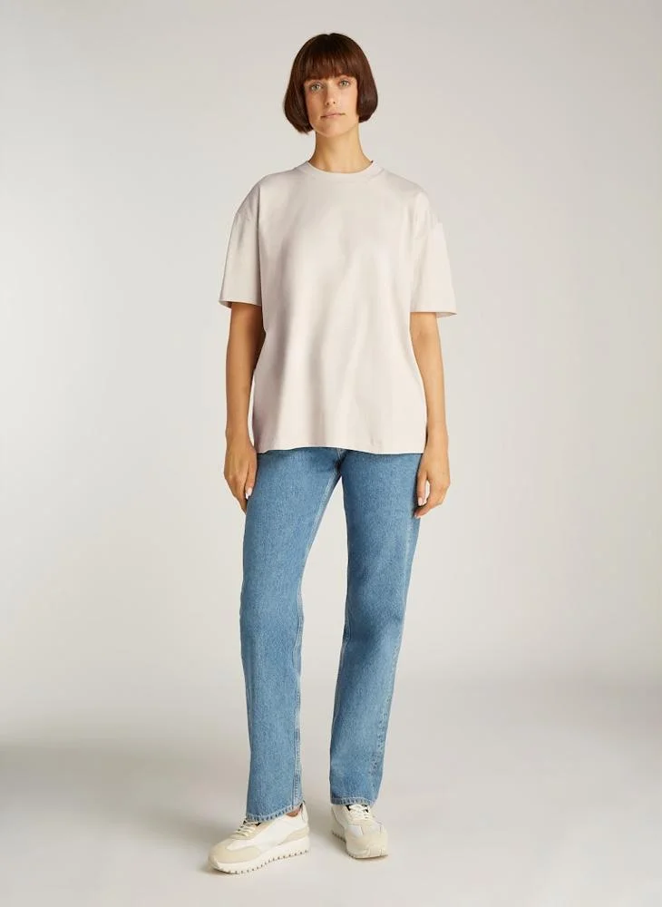 Calvin Klein Jeans Logo Detail Knitted T-Shirt