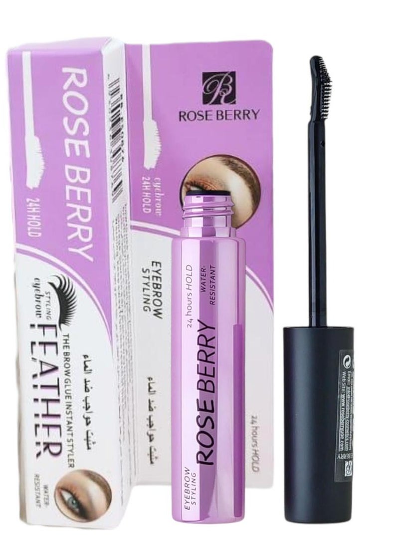 ROSE BERRY MASCARA EYEBROW STYLING 24HOURS HOLO - Image 2