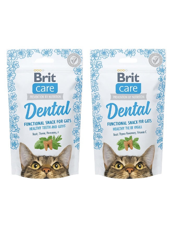 بريت كير، طعام مكمل غذائي شبه طري بنكهة الديك الرومي للقطط، ٥٠ غرام - عبوة من قطعتين - Image 1