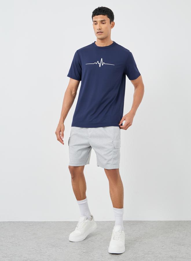 Take Two Graphic Print Round Neck Regular Fit T-Shirt - Image 2