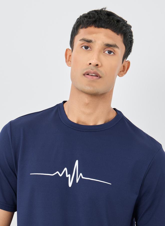 Take Two Graphic Print Round Neck Regular Fit T-Shirt - Image 3