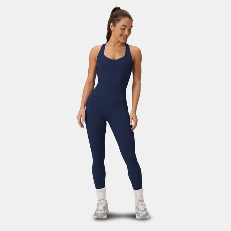 Fabletics Blue Women's Anywhere Built-In Bra Tank Top for Women | Best Price UAE