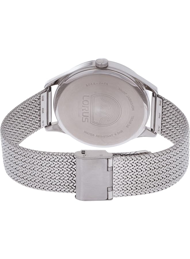 لوراس ساعة كوارتز تناظرية كلاسيكية للرجال بسوار من الفولاذ المقاوم للصدأ Rs931Dx9 - Image 2