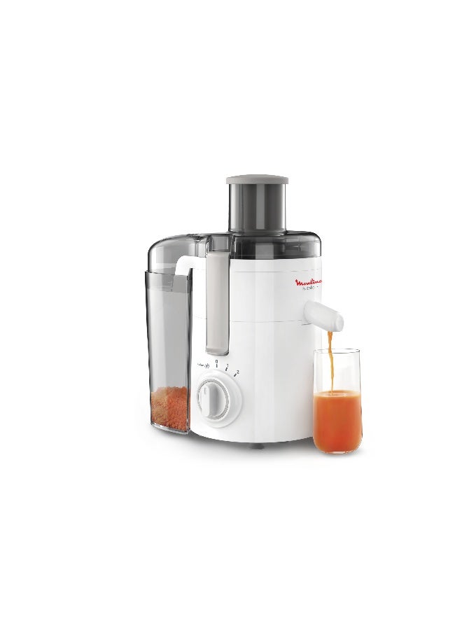 MOULINEX Fruitelia Plus Juice Extractor, 350 Watts, White, Plasticl, Ju370127, min 2 yrs warranty 950 ml 350 W JU370127 White - Image 4