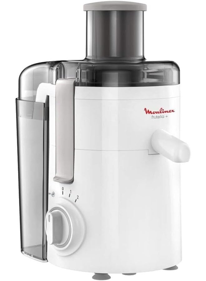 MOULINEX Fruitelia Plus Juice Extractor, 350 Watts, White, Plasticl, Ju370127, min 2 yrs warranty 950 ml 350 W JU370127 White - Image 1