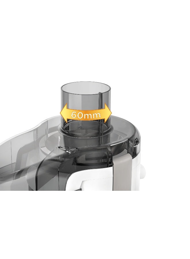 MOULINEX Fruitelia Plus Juice Extractor, 350 Watts, White, Plasticl, Ju370127, min 2 yrs warranty 950 ml 350 W JU370127 White - Image 5