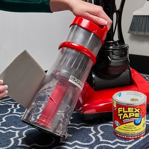 Flex Tape, Original Thick Flexible Rubberized Waterproof Tape - Seal and Patch Leaks, Works Underwater, Indoor Outdoor - Home RV Roof Plumbing and Pool Repairs, Gray, 4 in x 5 ft, Pack of 1 - Image 4