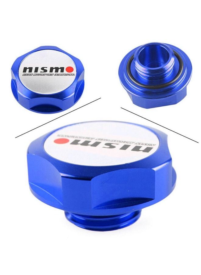 Generic Nismo Oil Fill Cap Cover Fit For Nissan - Blue  - Image 4