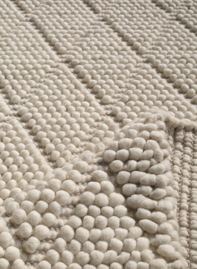 Ramsha Area rug woven flat weave boho handwoven bedroom carpet made with NZ wool and cotton SRN-039 rectangle shape for indoor living room Kitchen mat - Image 3